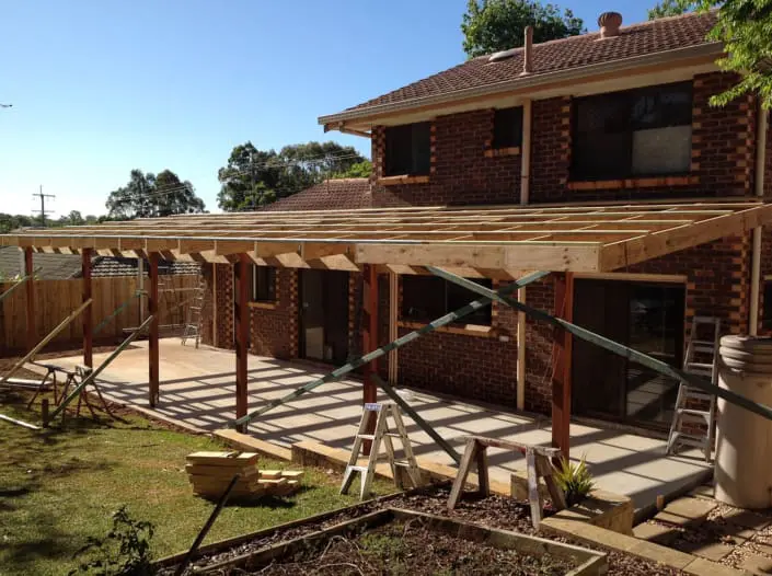 Manttan Construction building work on a home renovation in Brisbane northside