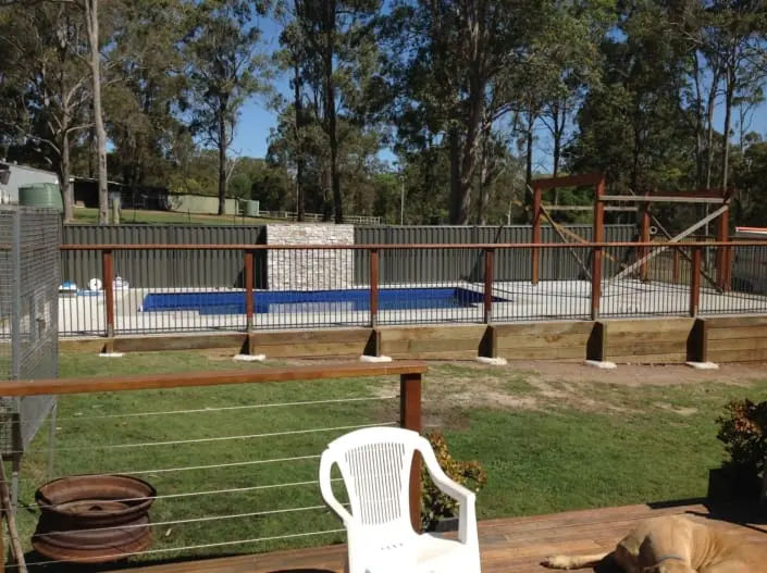 Compliant timber pool fencing installed in Bayside Brisbane